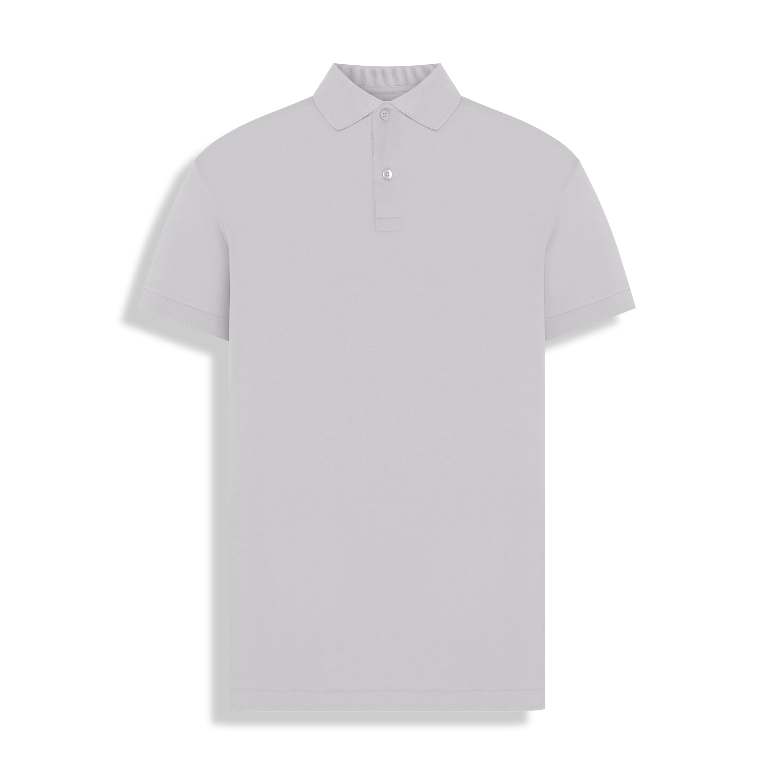 POLO PIMA COTTON 2 BOTOES OFF WHITE