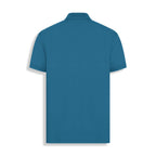 POLO PIMA COTTON 2 BOTOES TURQUESA