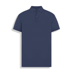 POLO PIMA COTTON 2 BOTOES MARINHO