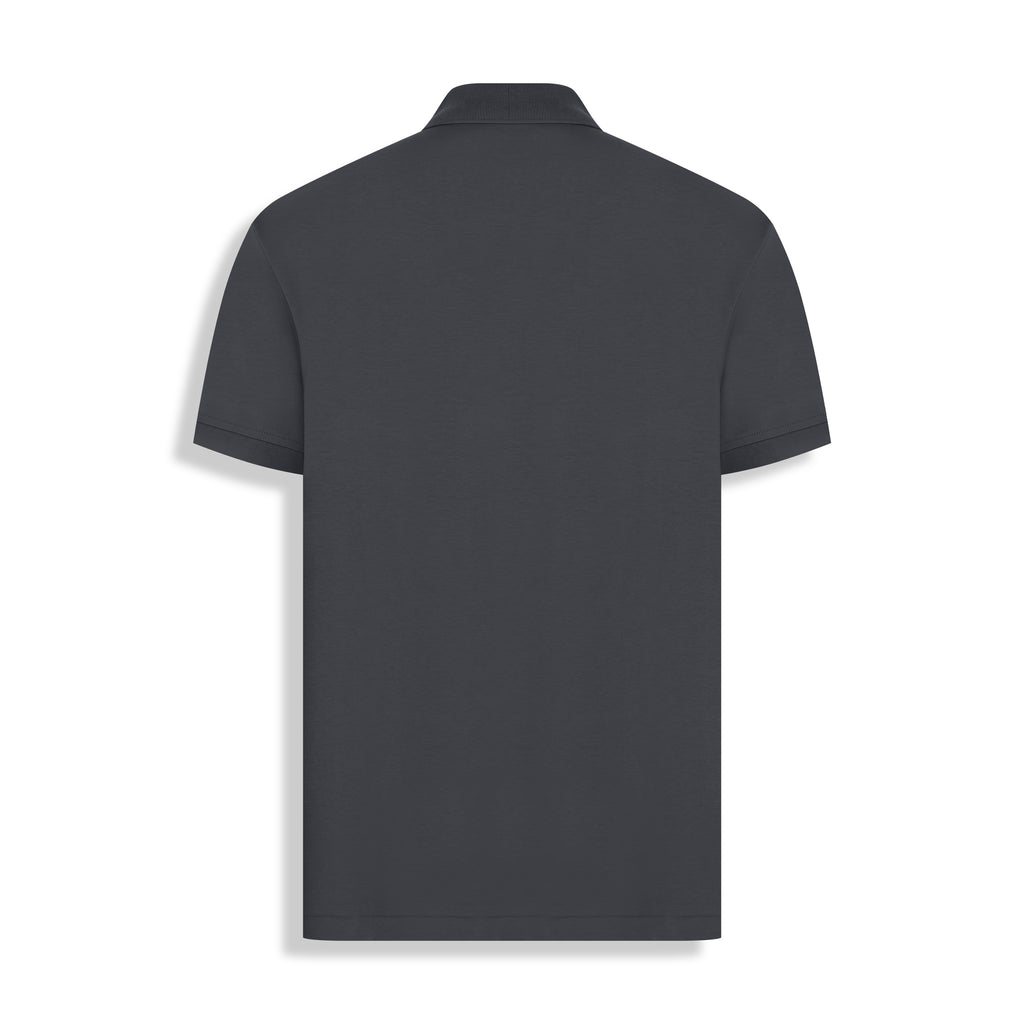 POLO PIMA COTTON 2 BOTOES PRETO