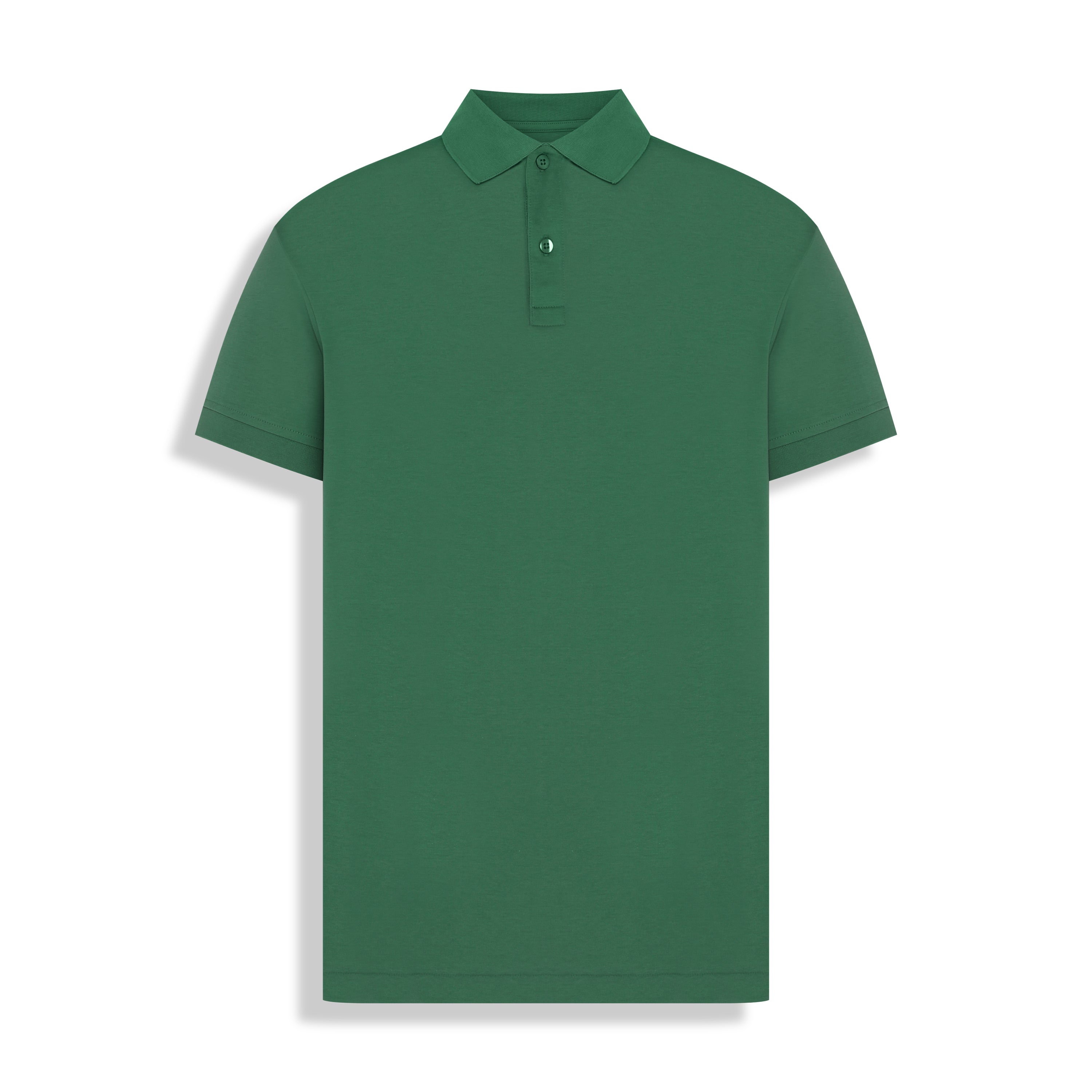 POLO PIMA COTTON 2 BOTOES VERDE