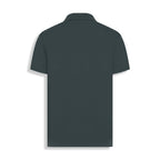 POLO PIMA COTTON GOLA V VERDE
