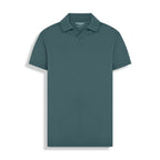 POLO PIMA COTTON GOLA V VERDE MUSGO