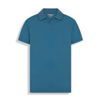 POLO PIMA COTTON GOLA V TURQUEZA