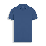 POLO PIMA COTTON GOLA V AZUL