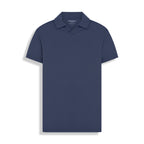 POLO PIMA COTTON GOLA V MARINHO