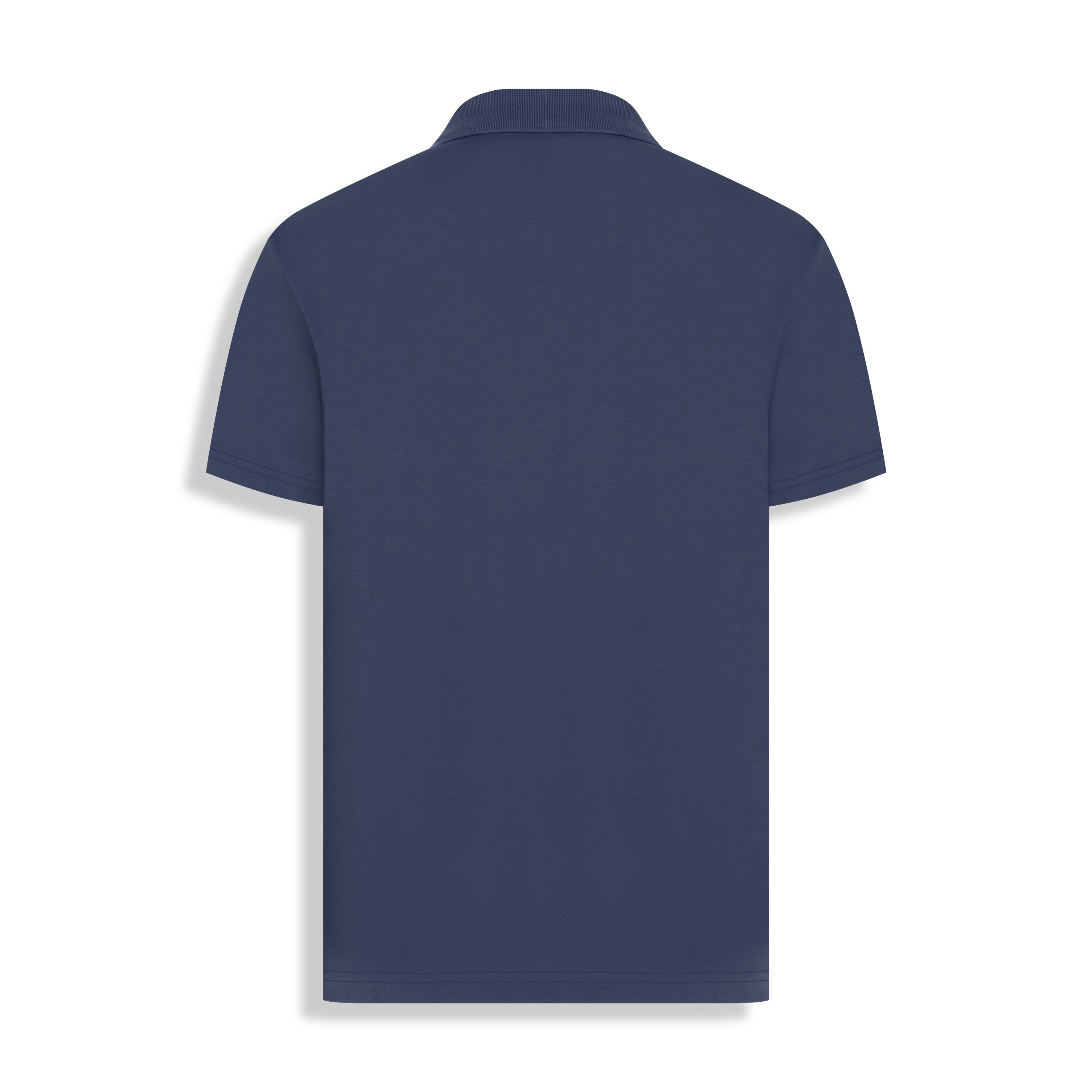POLO PIMA COTTON GOLA V MARINHO – Paramount Alfaiataria