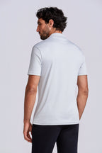 POLO PIMA COTTON GOLA V OFF-WHITE
