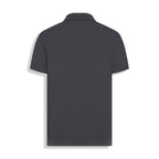 POLO PIMA COTTON GOLA V PRETO