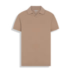 POLO PIMA COTTON GOLA V CHOCOLATE