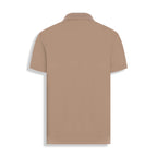 POLO PIMA COTTON GOLA V CHOCOLATE