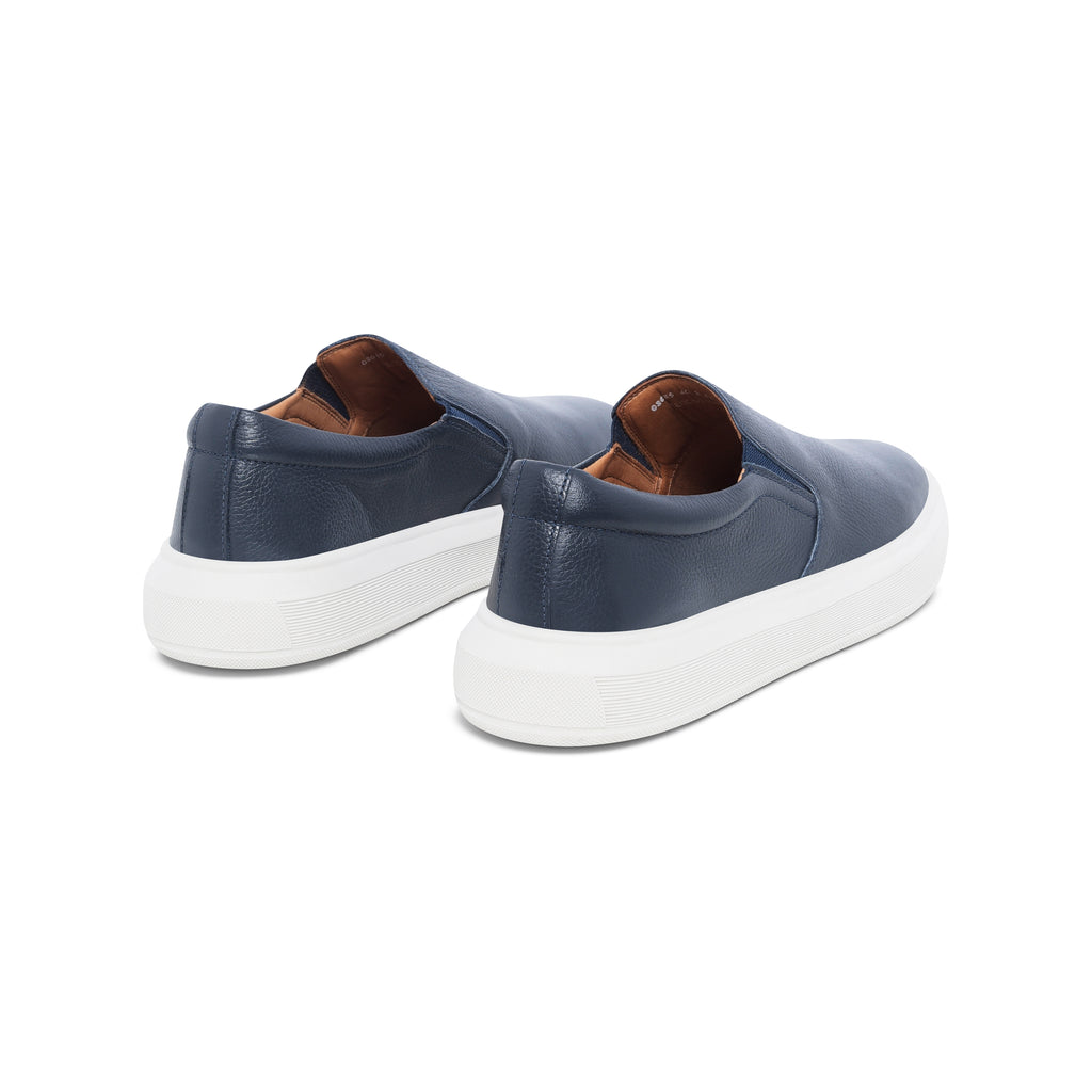 TENIS YATCH COURO FLOATER SOLA CHICAGO MARINHO