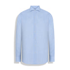 CAMISA M/L PURO LINHO AZUL CLARO