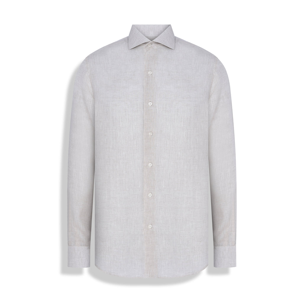 CAMISA M/L PURO LINHO NATURAL