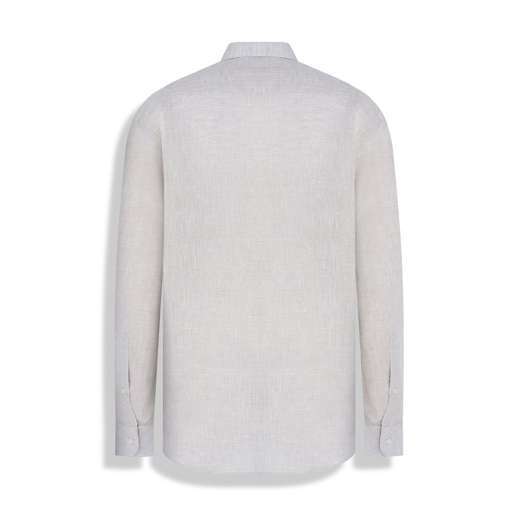 CAMISA M/L PURO LINHO NATURAL