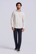 CAMISA M/L PURO LINHO NATURAL