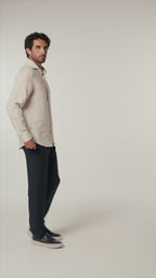 CAMISA M/L PURO LINHO NATURAL