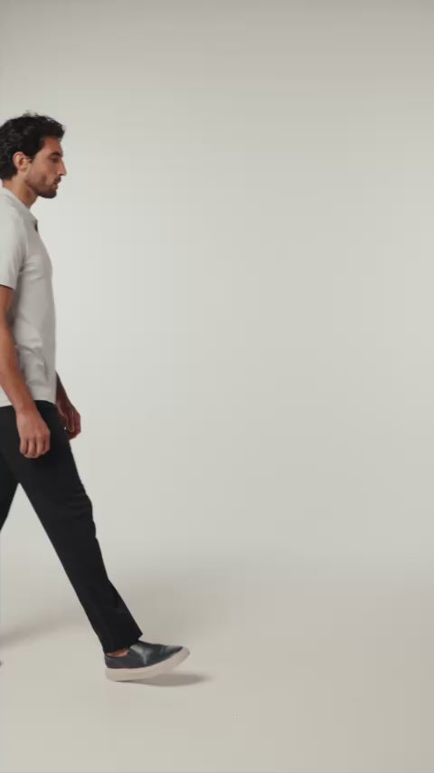 POLO PIMA COTTON GOLA V OFF-WHITE