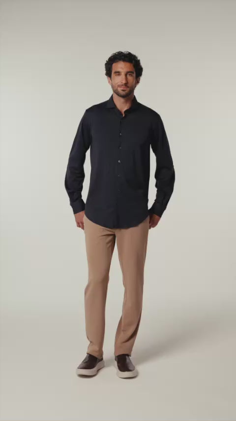 CALCA 1/2 ELASTICO MALHA ITALIANA KAKI